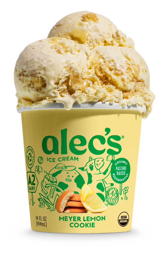 Meyer Lemon Cookie Alec's Ice Cream Flavor
