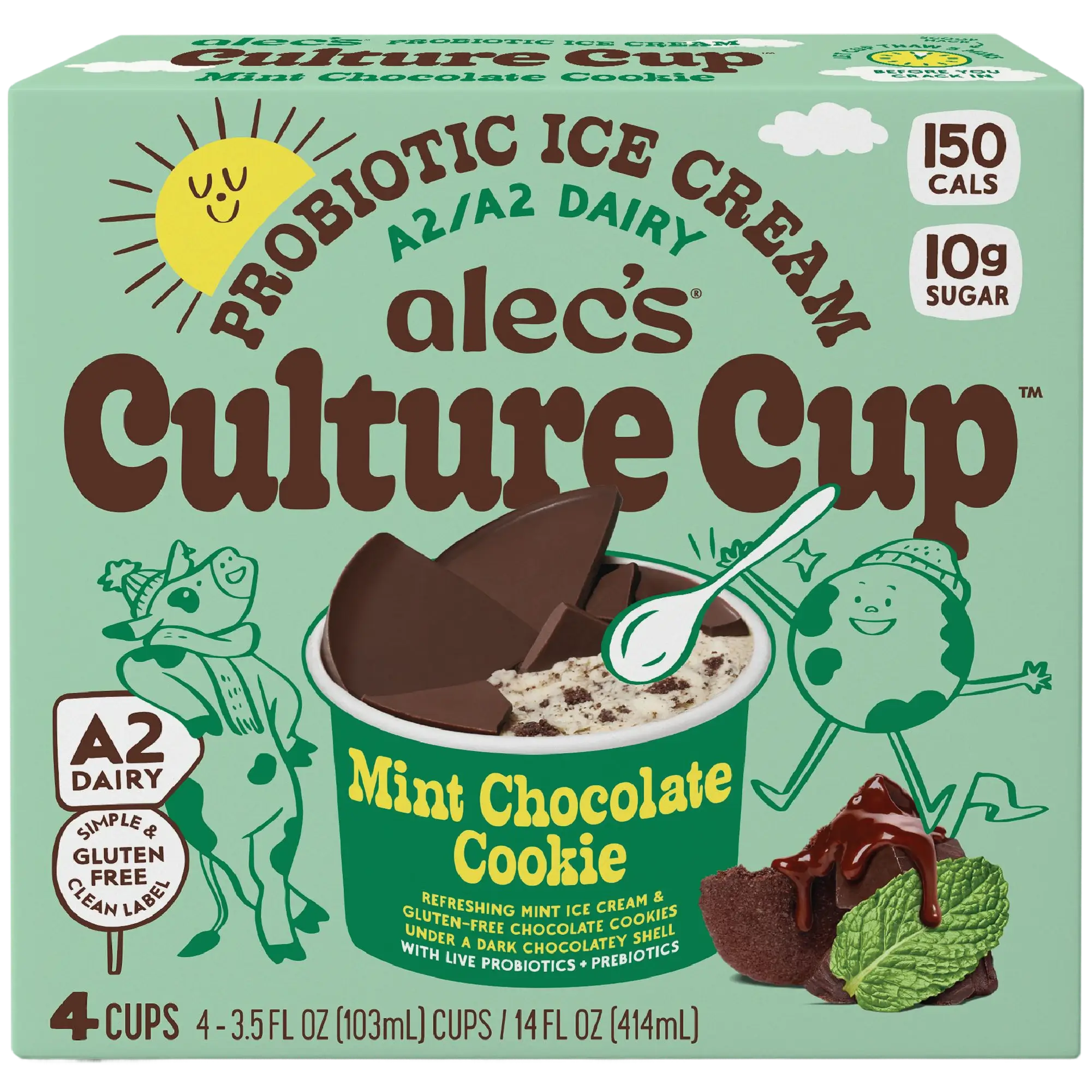 Culture Cup: Mint Chocolate Cookie 4-Pack
– Alec's Ice Cream