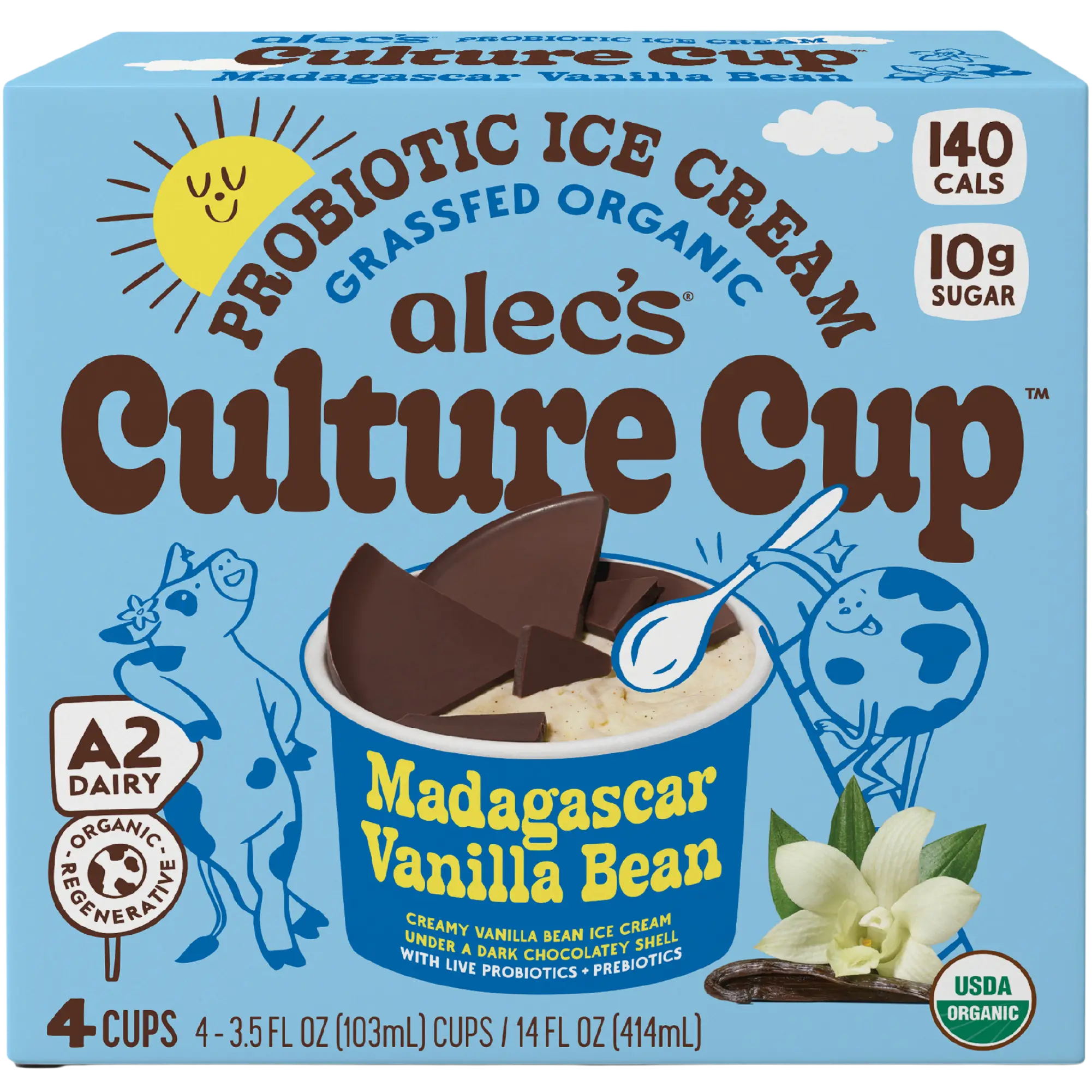 Culture Cup: Madagascar Vanilla Bean 4-Pack