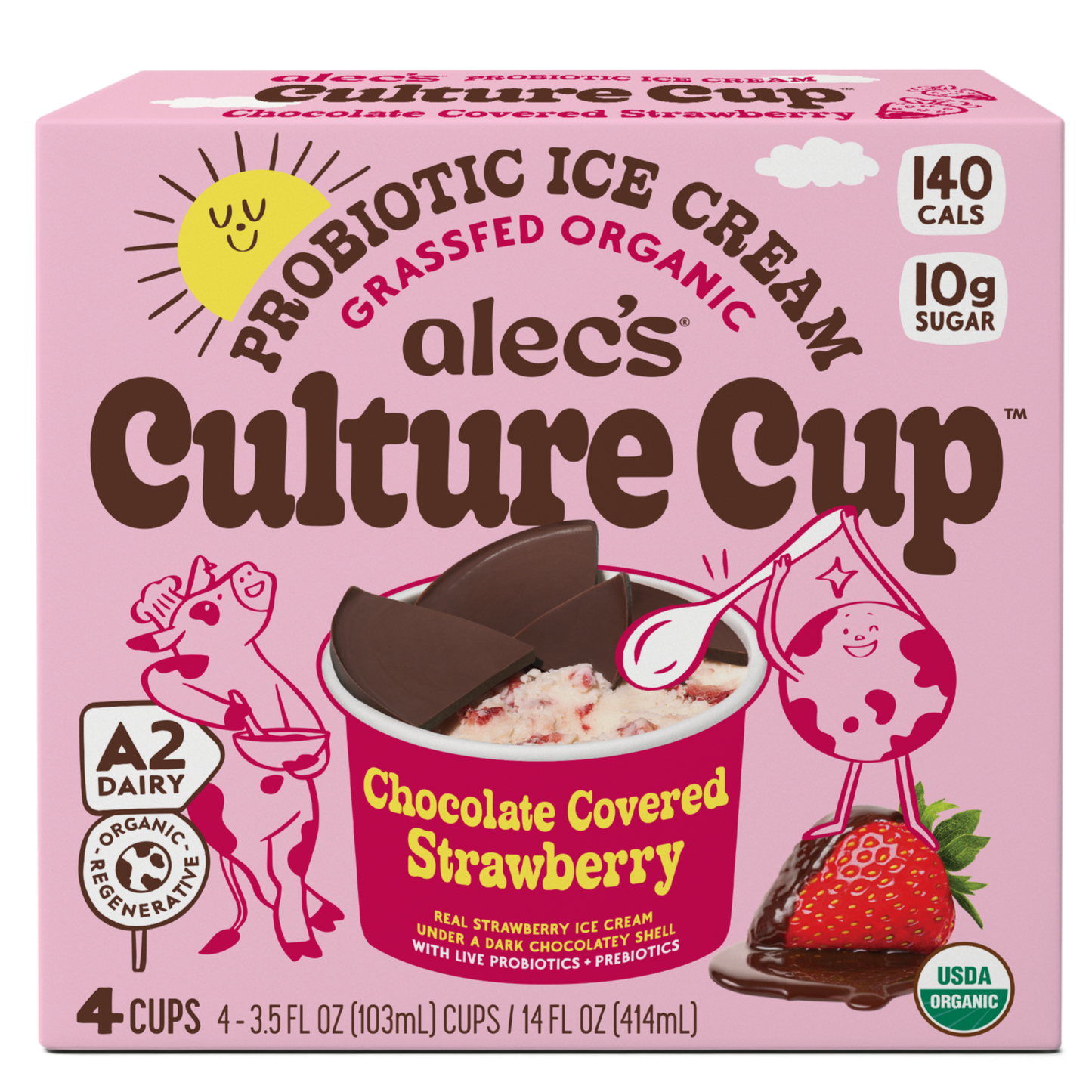 Culture Cup: Chocolate Covered Strawberry 4-Pack