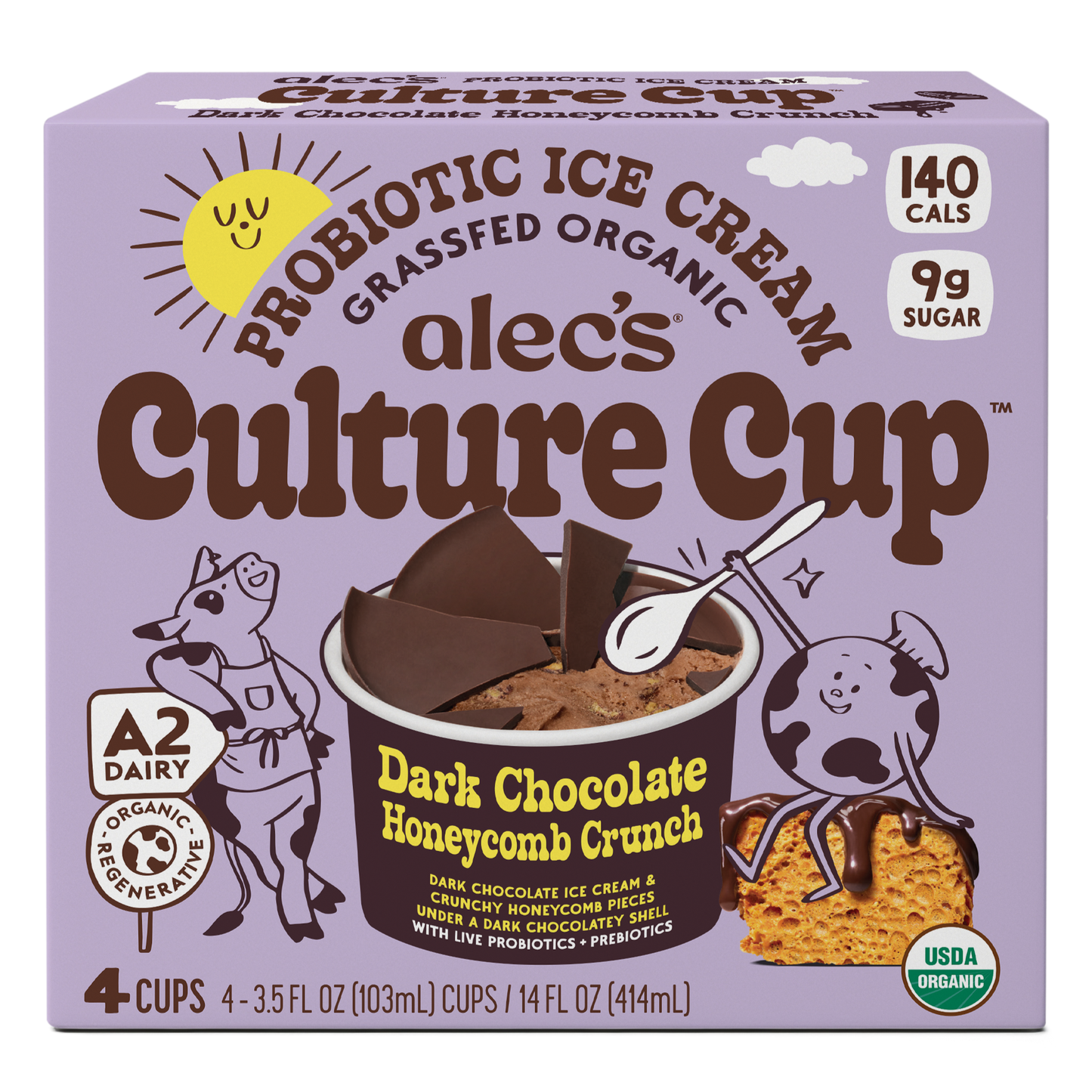 Culture Cup: Dark Chocolate Honeycomb Crunch 4-Pack