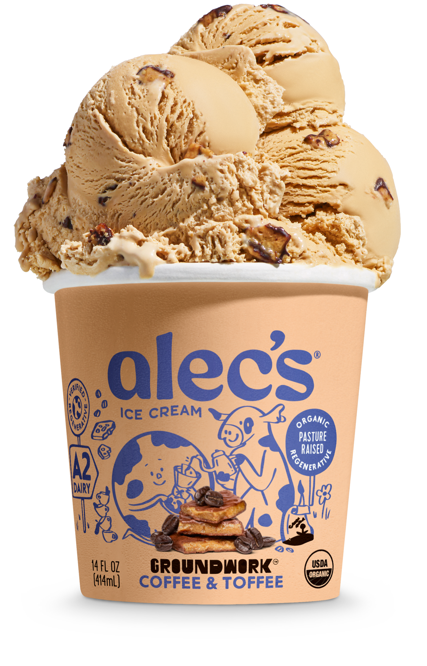 Coffee & Toffee Alec's Ice Cream Flavor