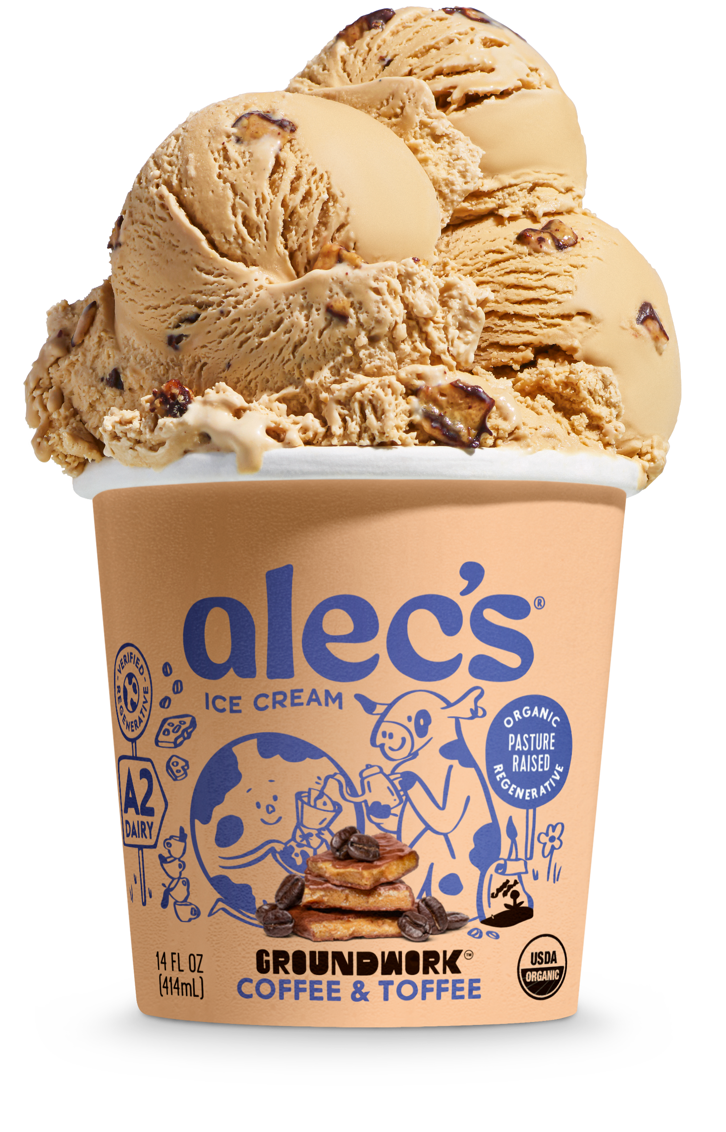 Coffee & Toffee Alec's Ice Cream Flavor