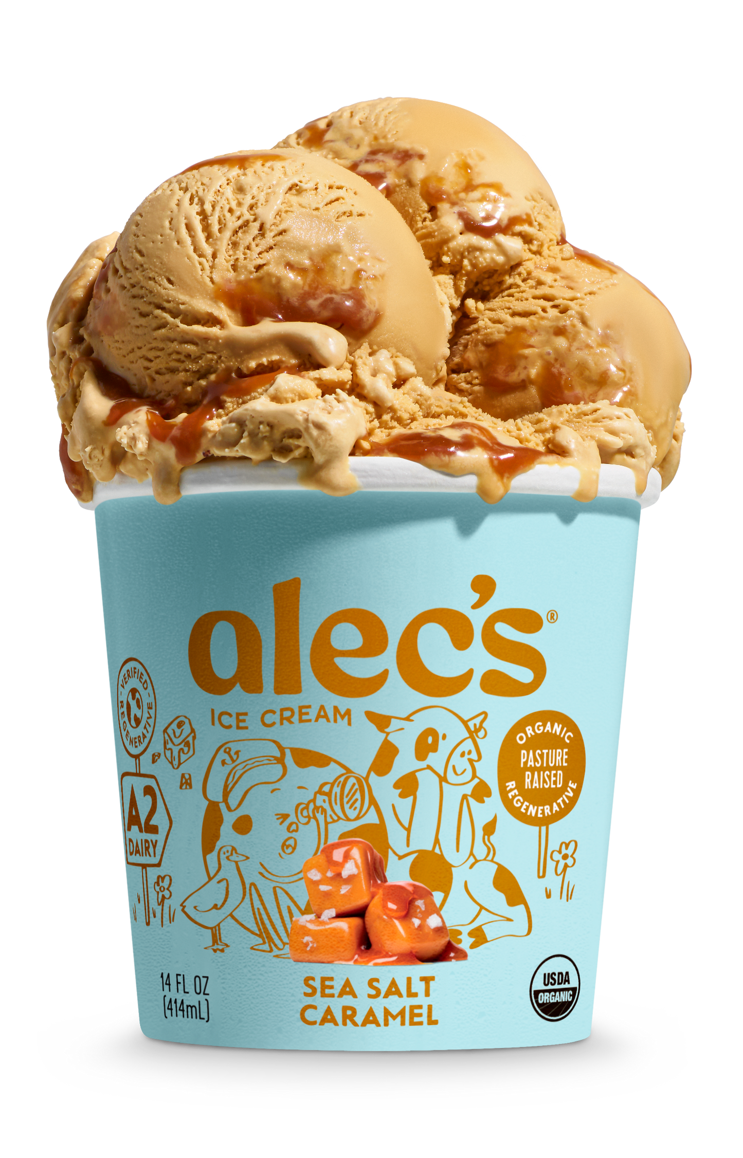 Sea Salt Caramel Alec's Ice Cream Flavor