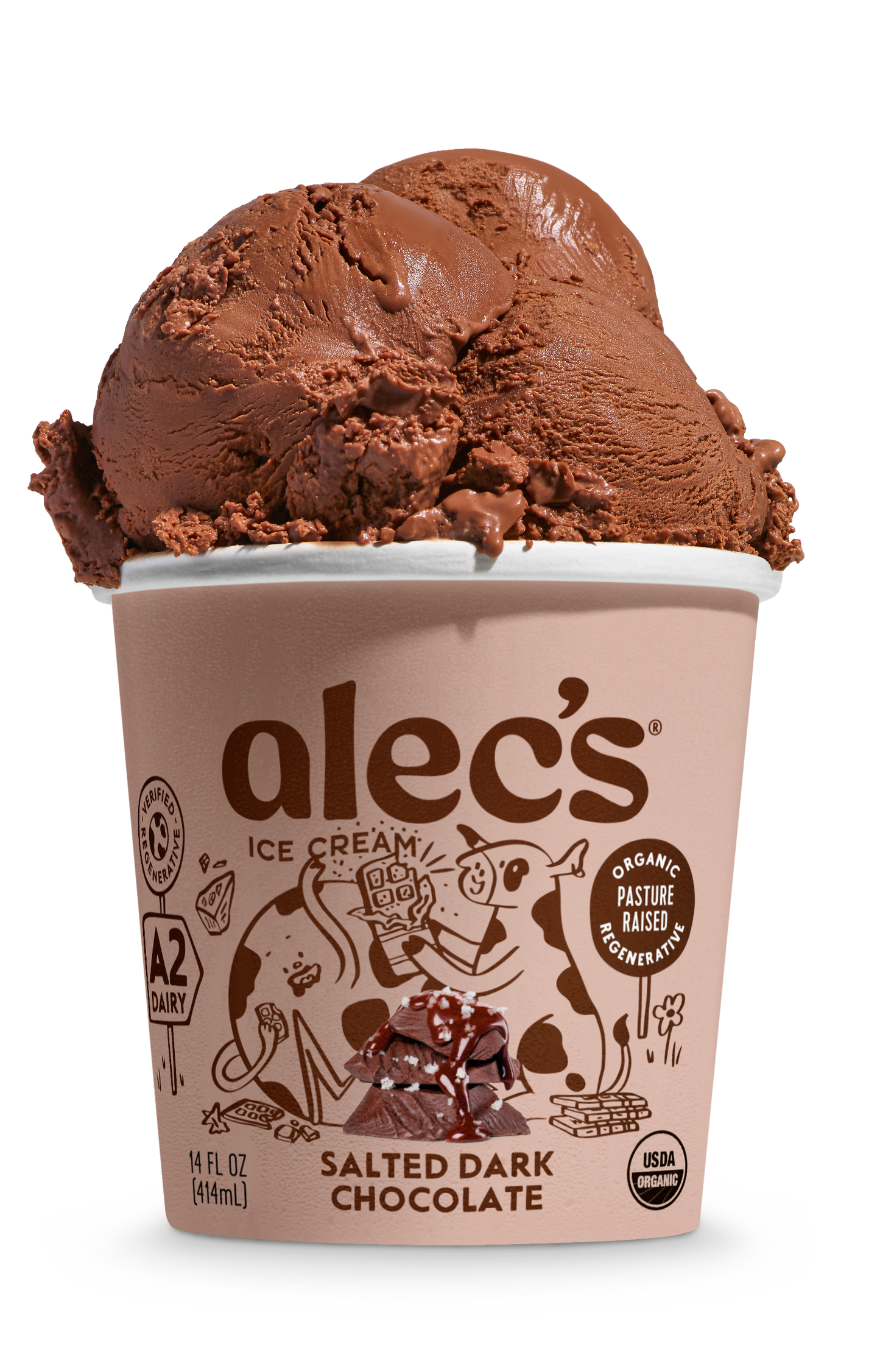 Salted Dark Chocolate Alec's Ice Cream Flavor