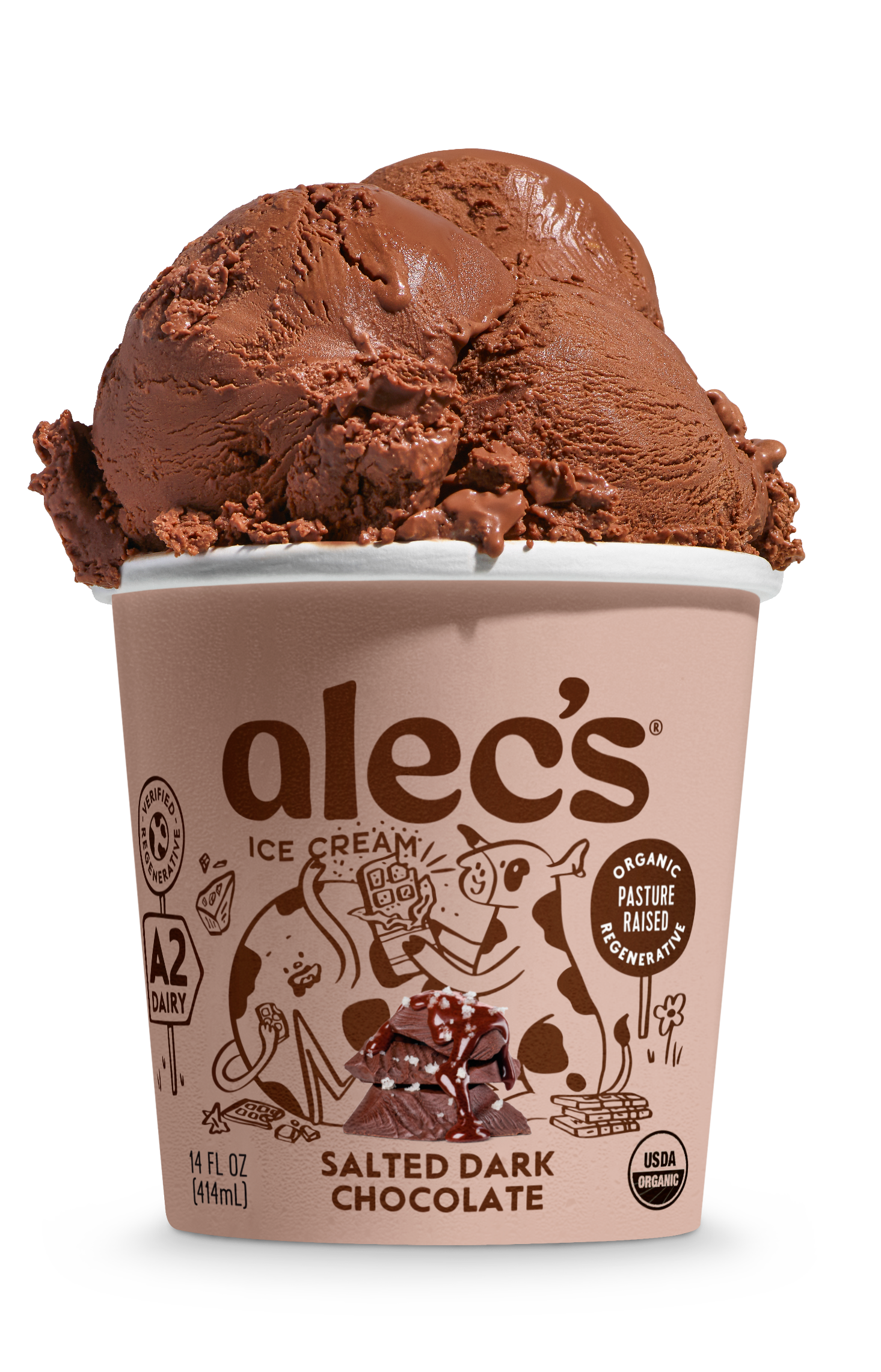 Salted Dark Chocolate Alec's Ice Cream Flavor