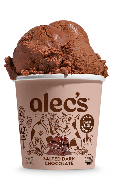 Salted Dark Chocolate Alec's Ice Cream Flavor