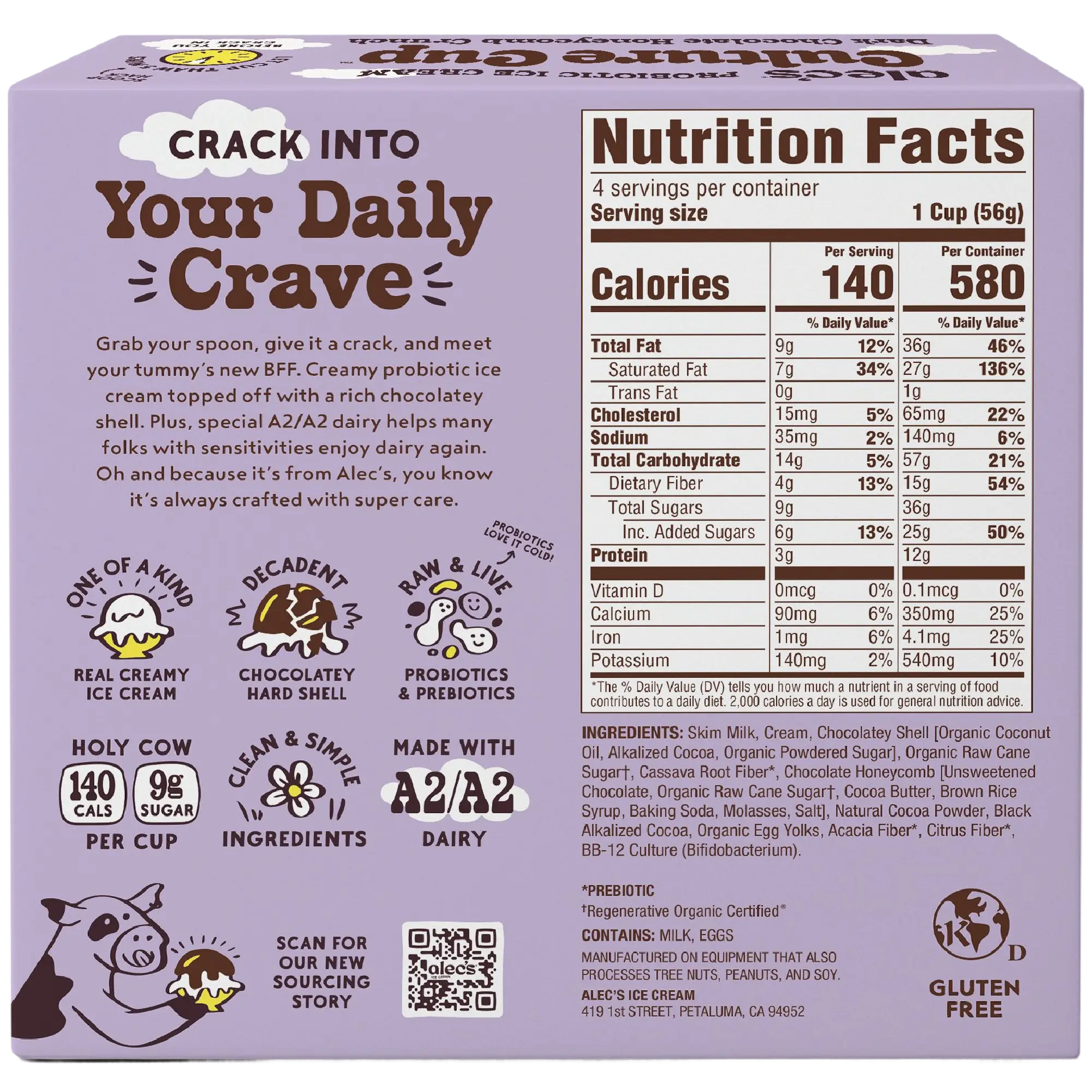 Culture Cup: Dark Chocolate Honeycomb Crunch 4-Pack