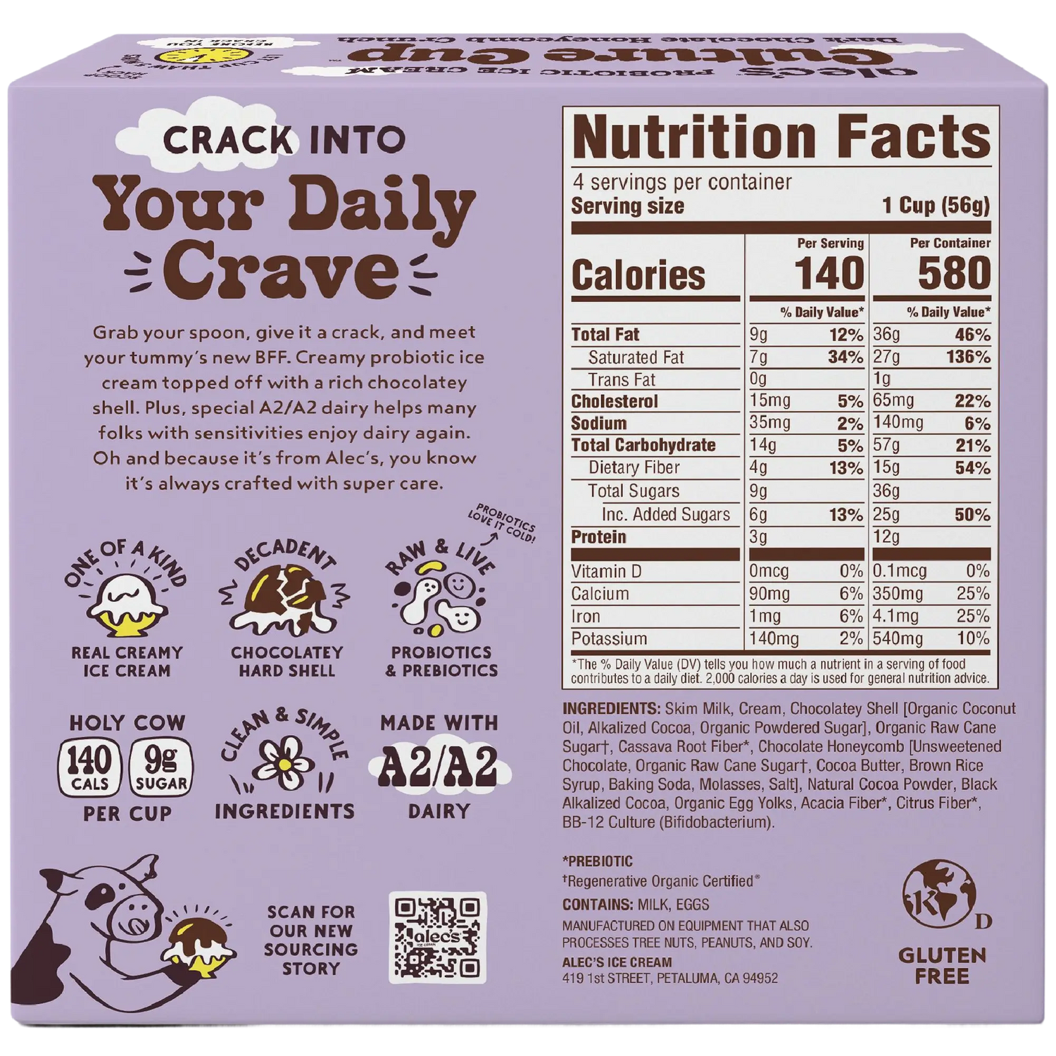 Culture Cup: Dark Chocolate Honeycomb Crunch 4-Pack
