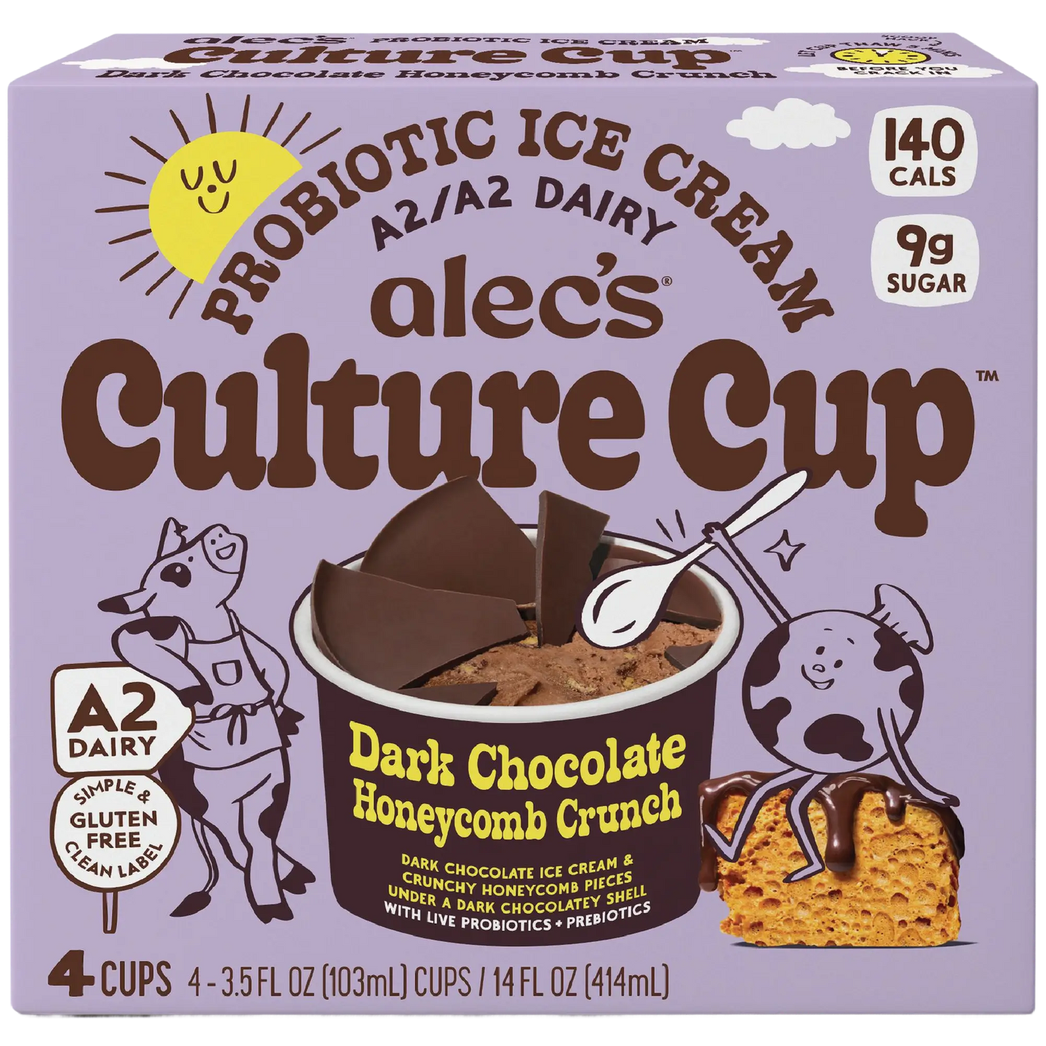 Culture Cup: Dark Chocolate Honeycomb Crunch 4-Pack