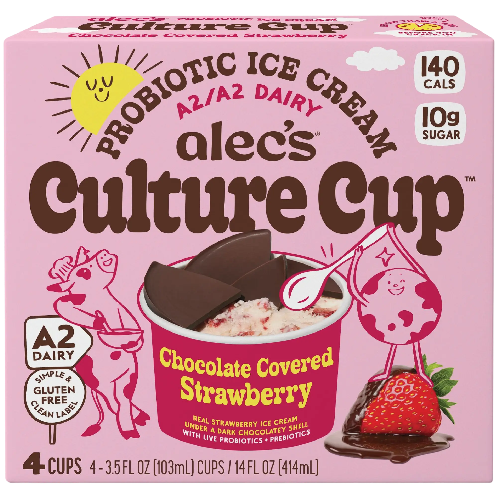 Culture Cup: Chocolate Covered Strawberry 4-Pack