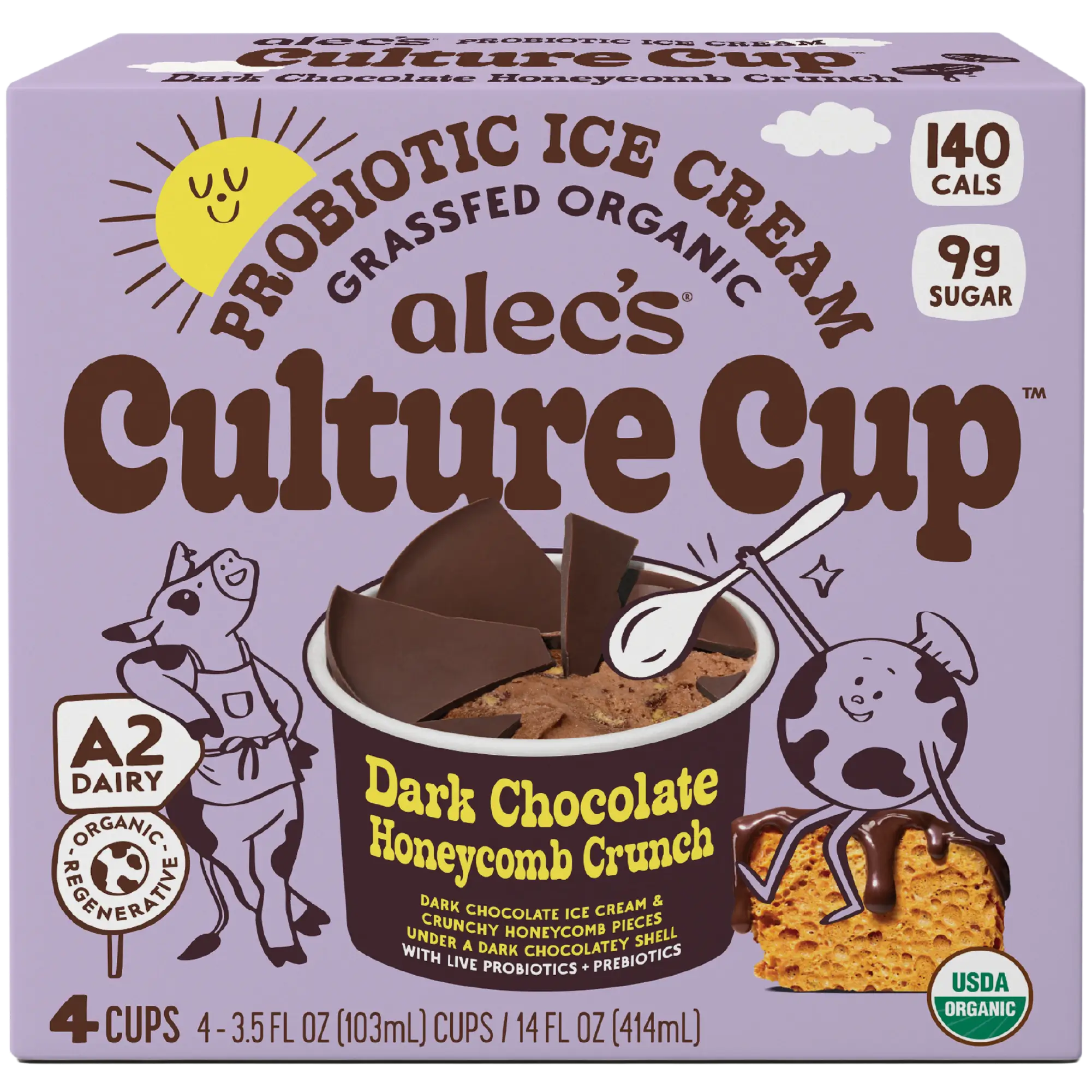 Culture Cup: Dark Chocolate Honeycomb Crunch 4-Pack