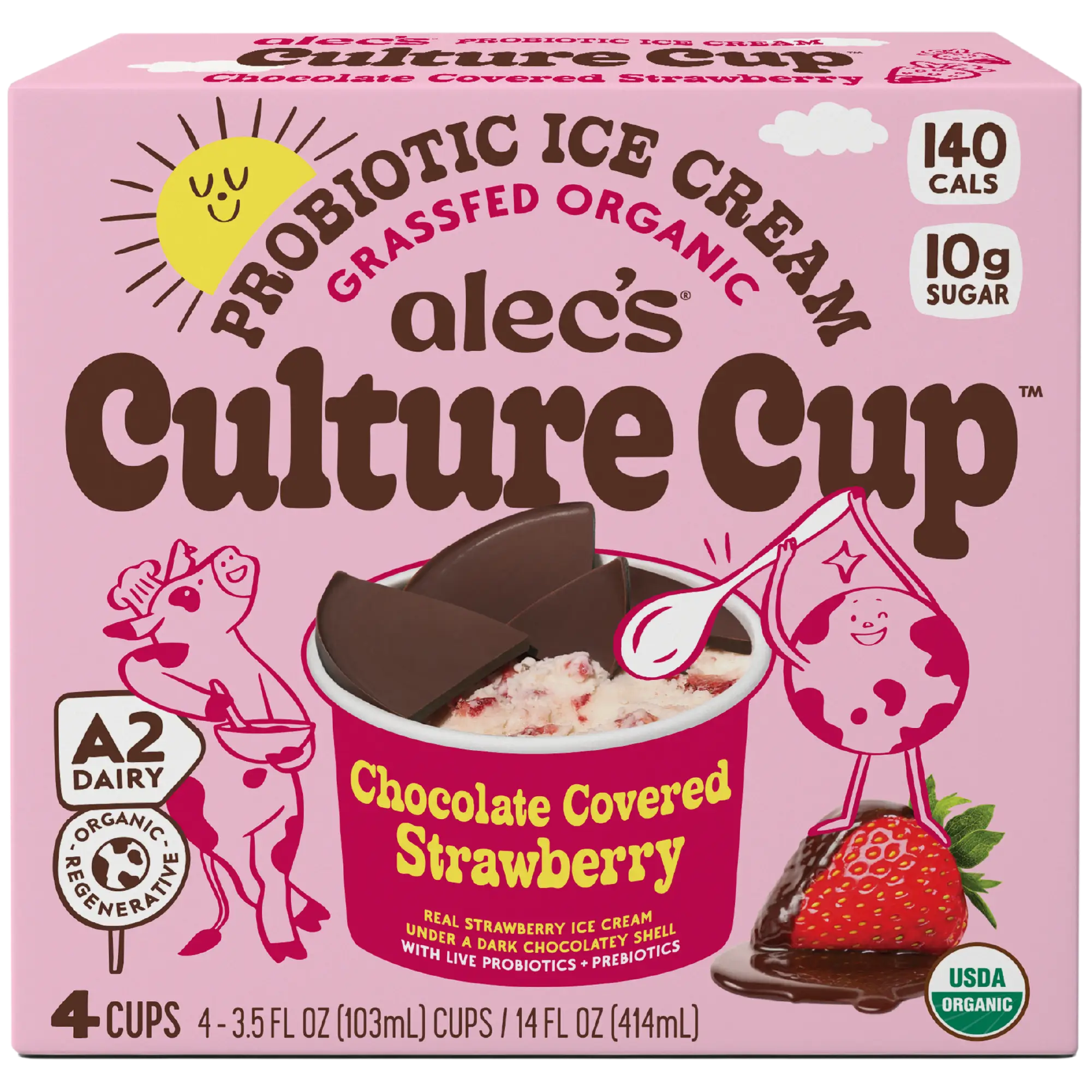 Culture Cup: Chocolate Covered Strawberry 4-Pack